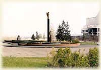 One of competitive projects of a monument to Rezanov. The author: K.M.Zinich.